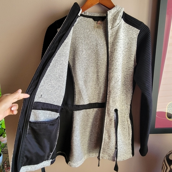 ZeroXposur Hoodie Gray Black Sweatshirt Sweater Jacket Size S/CH Outdoor Layer - Picture 9 of 16